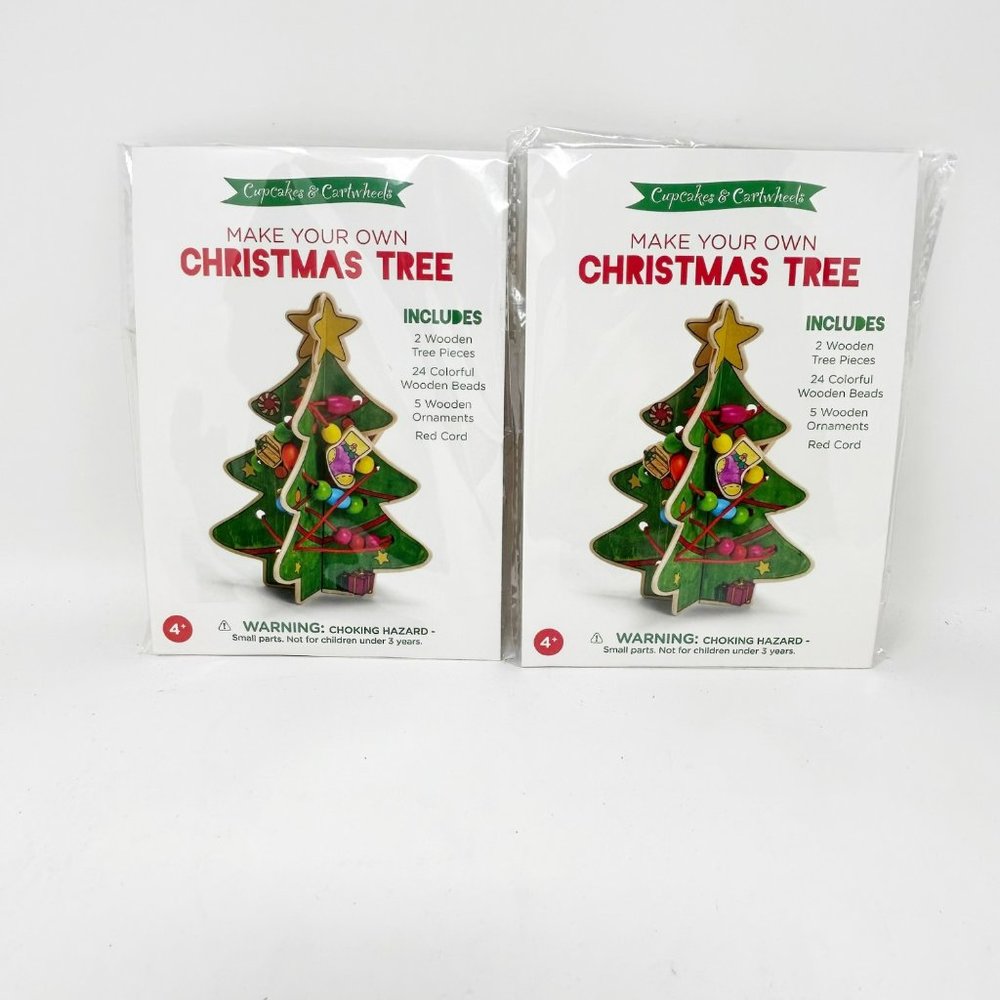 Set of 2 Christmas Make Your Own Christmas Tree